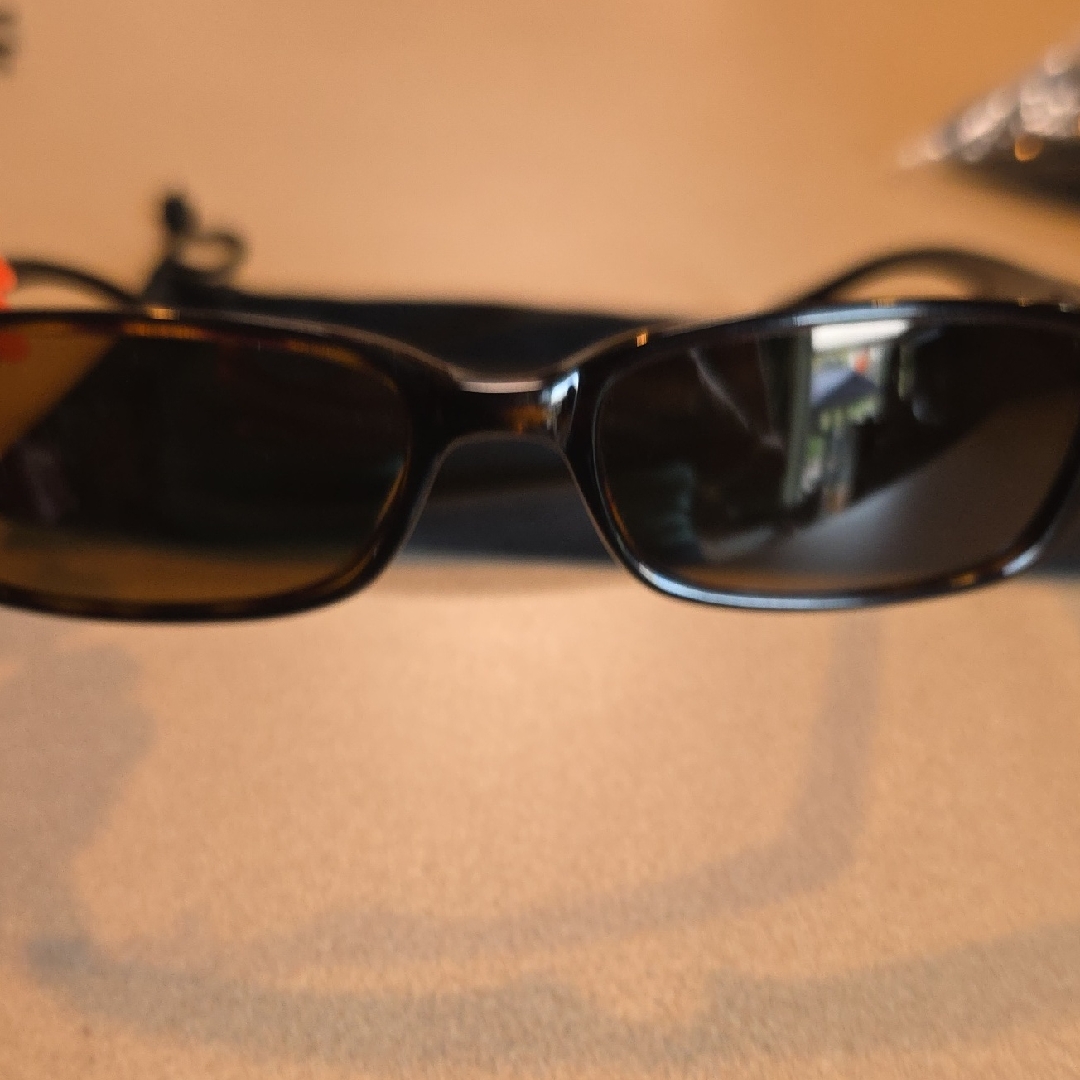 Adrienne Vittadini Black Sunglasses For Men